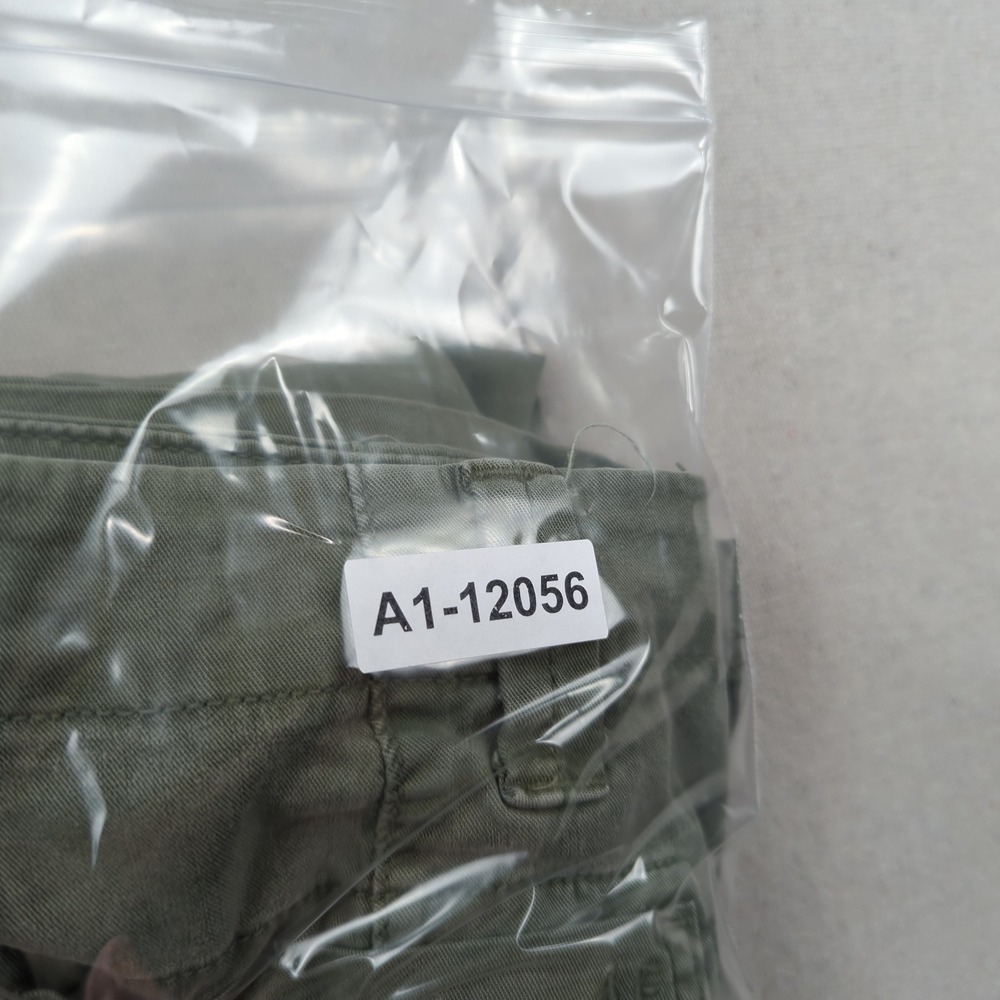 American Eagle Pants Womens 0 Khaki Green Super High Rise Baggy Wide Leg Cargo - Picture 16 of 16